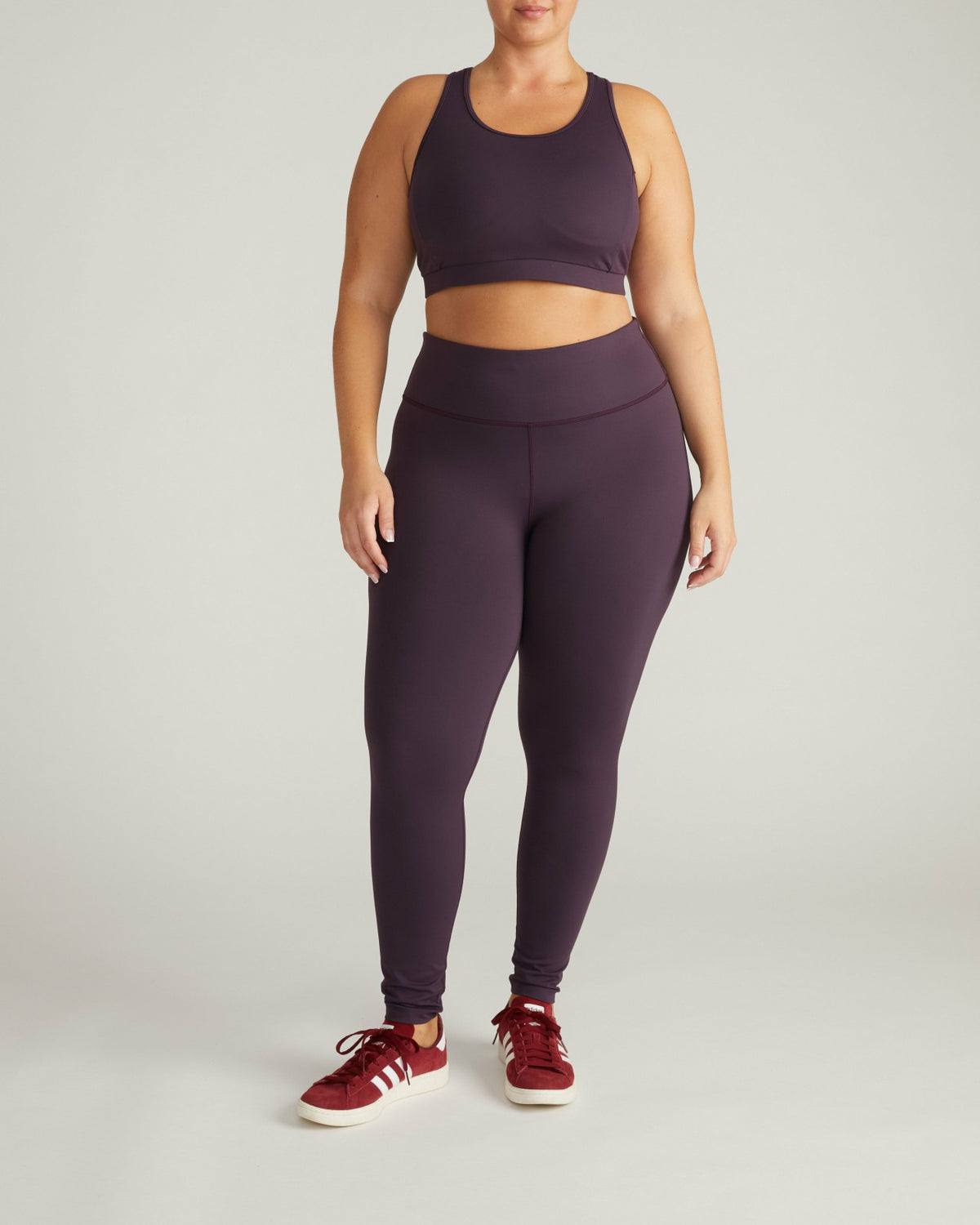 Next-to-Naked Racerback Sports Bra - Purple Jewel | Universal Standard