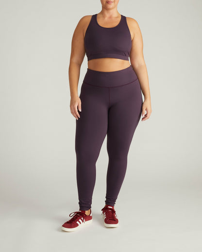 Next-to-Naked Racerback Sports Bra - Purple Jewel | Universal Standard
