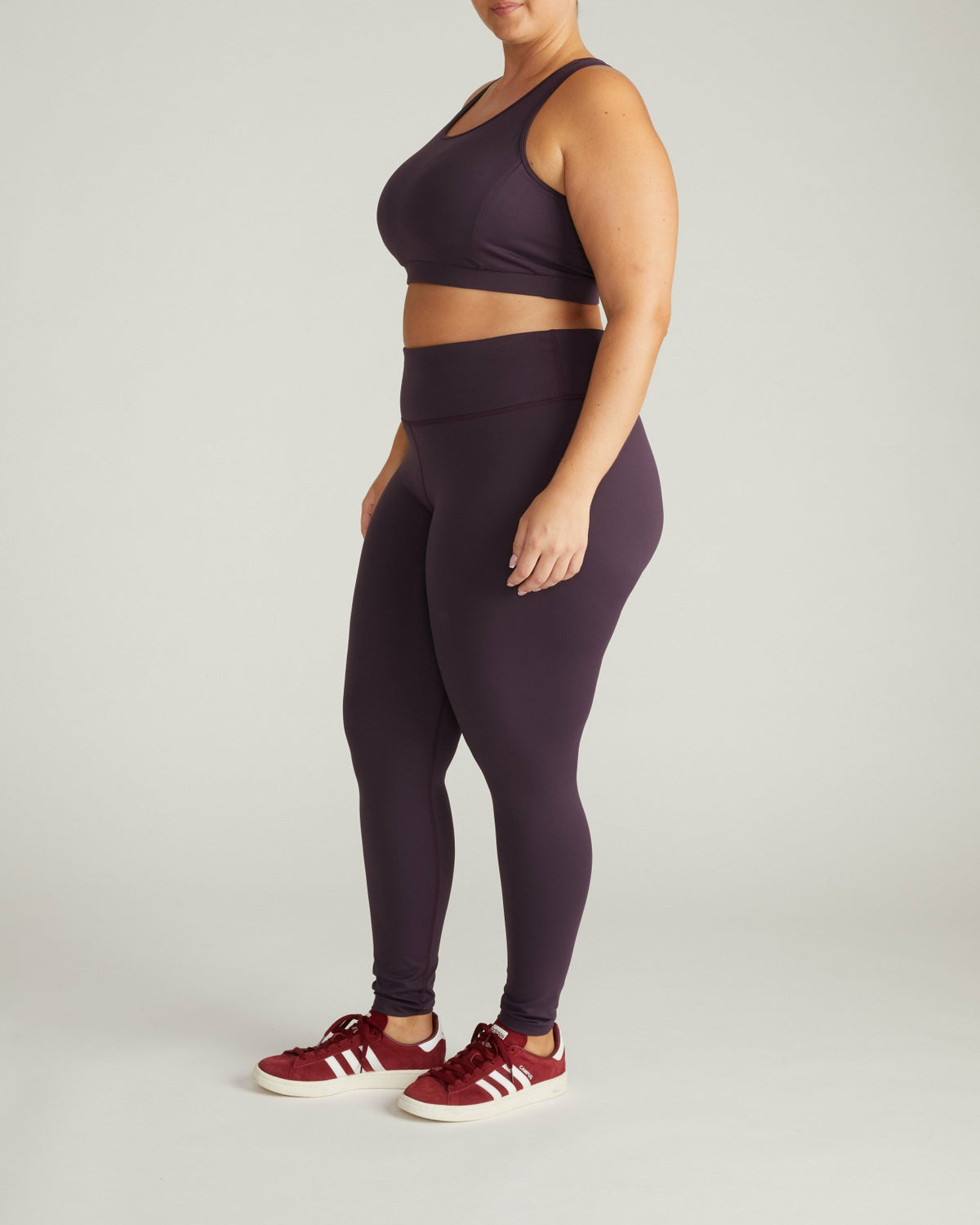 Next-to-Naked Racerback Sports Bra - Purple Jewel | Universal Standard