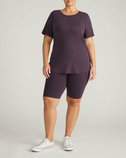 Mia Movement Tee - Purple Jewel | Universal Standard