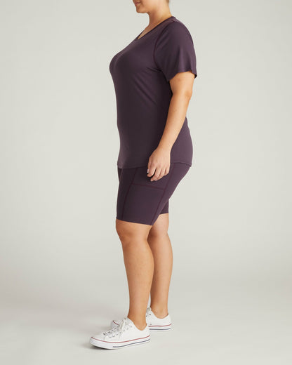 Mia Movement Tee - Purple Jewel | Universal Standard