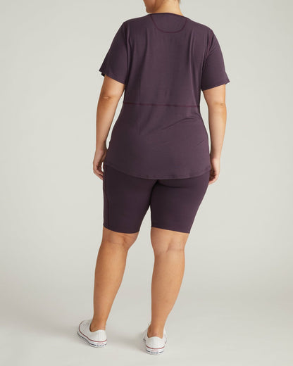 Mia Movement Tee - Purple Jewel | Universal Standard