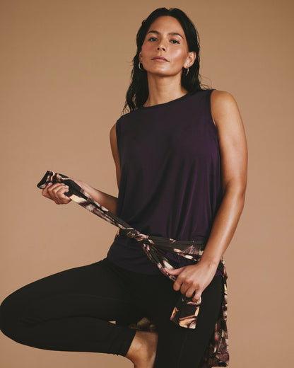 Mia Movement Tank - Purple Jewel | Universal Standard