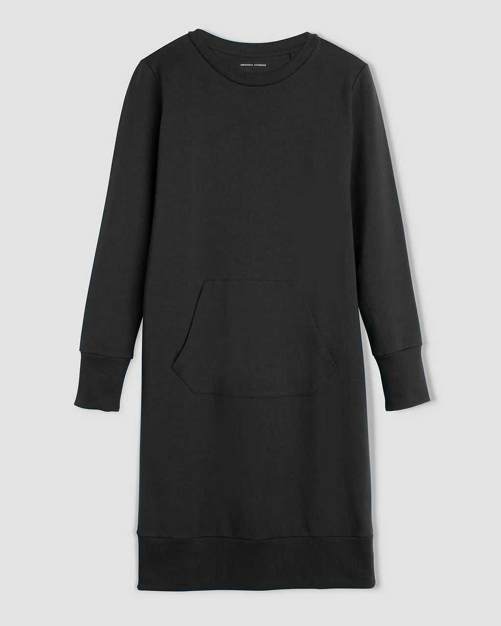 Bree Sweatshirt Dress - Black | Universal Standard