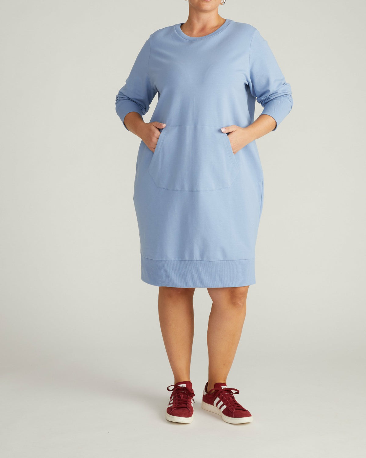 Bree Sweatshirt Dress - Graceful Blue | Universal Standard