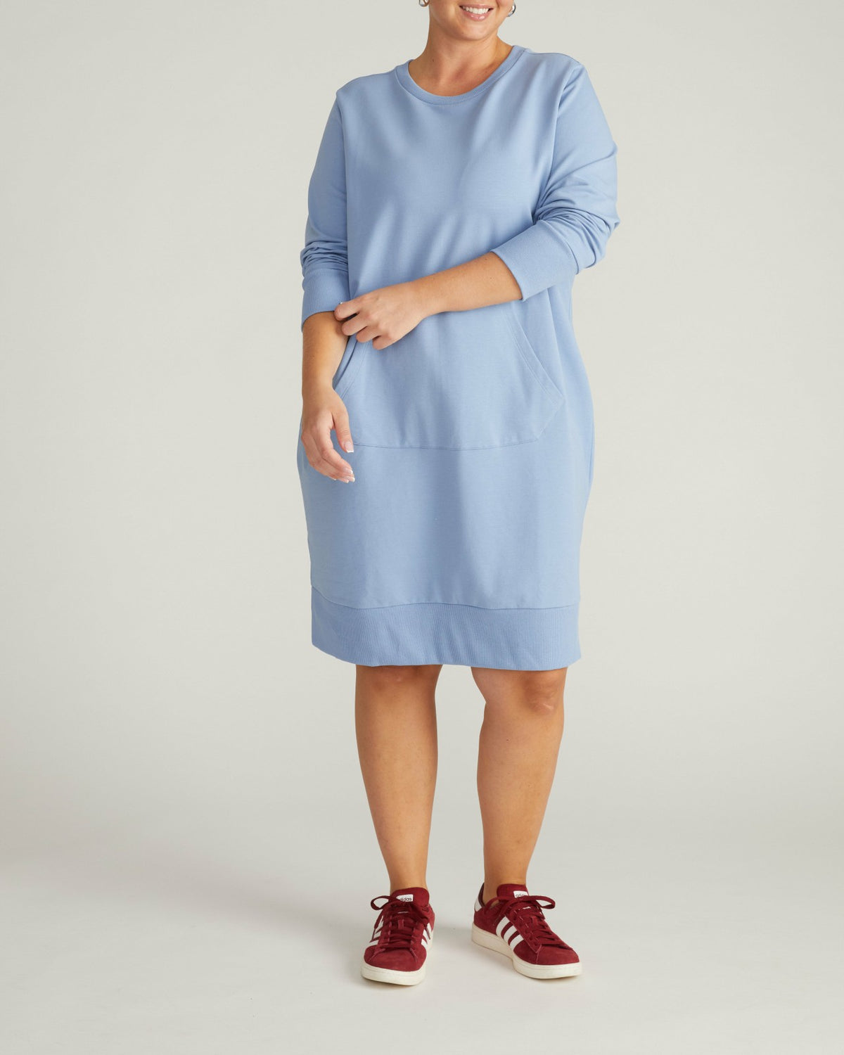 Bree Sweatshirt Dress - Graceful Blue | Universal Standard