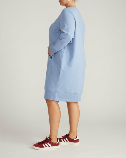 Bree Sweatshirt Dress - Graceful Blue | Universal Standard