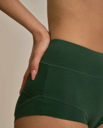 UltimateS Super Full Coverage High Rise Brief - Forest Green | Universal Standard
