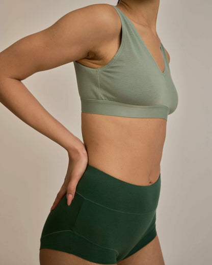 UltimateS Super Full Coverage High Rise Brief - Forest Green | Universal Standard