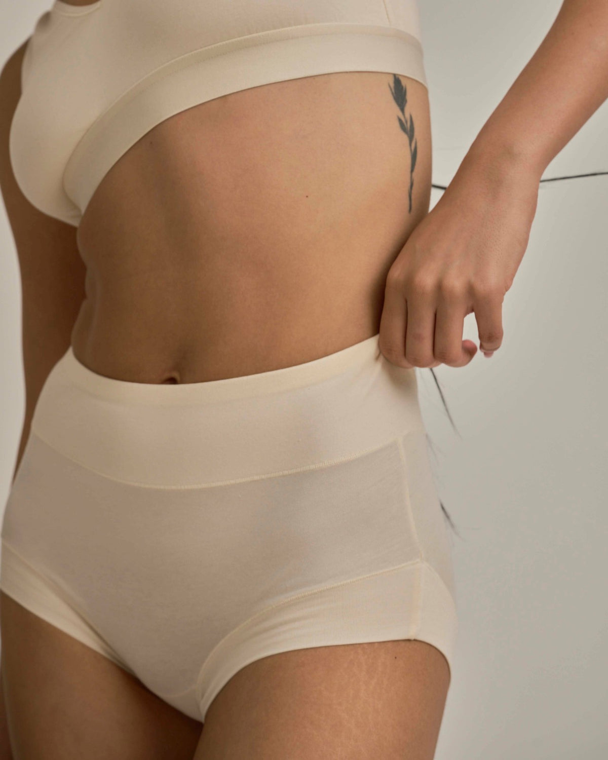 UltimateS Super Full Coverage High Rise Brief - Porcelain | Universal Standard