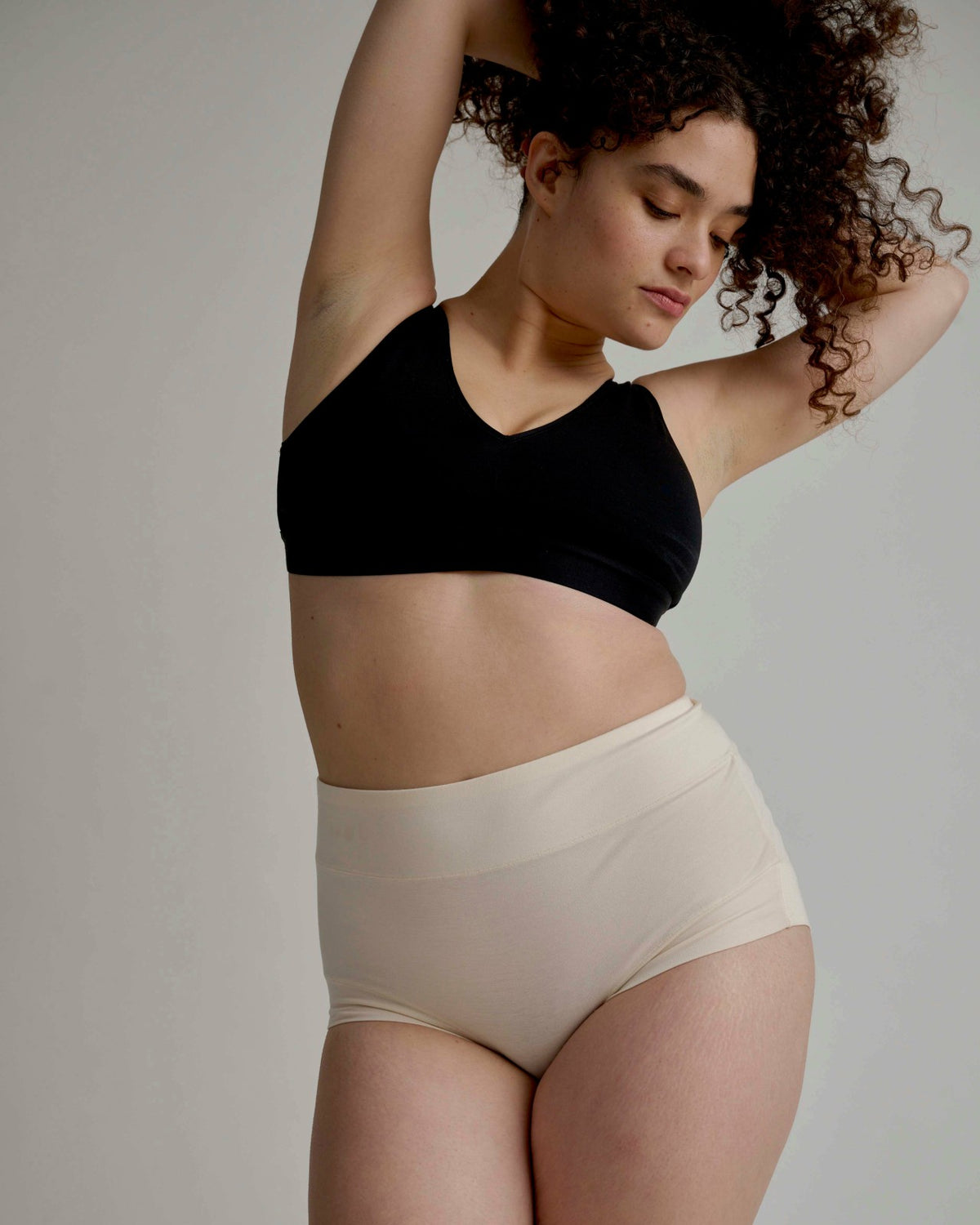 UltimateS Super Full Coverage High Rise Brief - Porcelain | Universal Standard