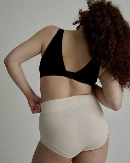 UltimateS Super Full Coverage High Rise Brief - Porcelain | Universal Standard