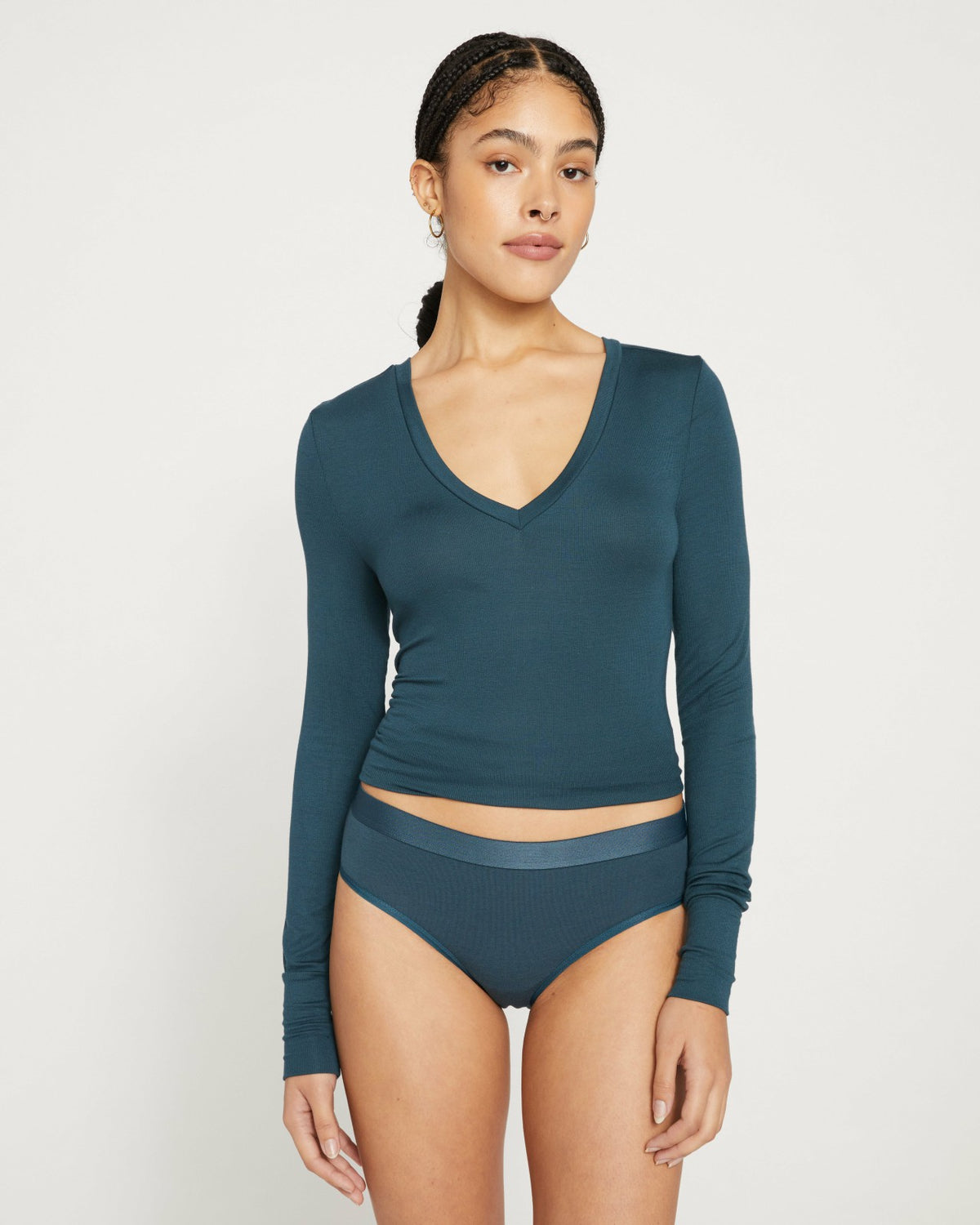 UltimateS Mid Rise Bikini - Deep Sea | Universal Standard