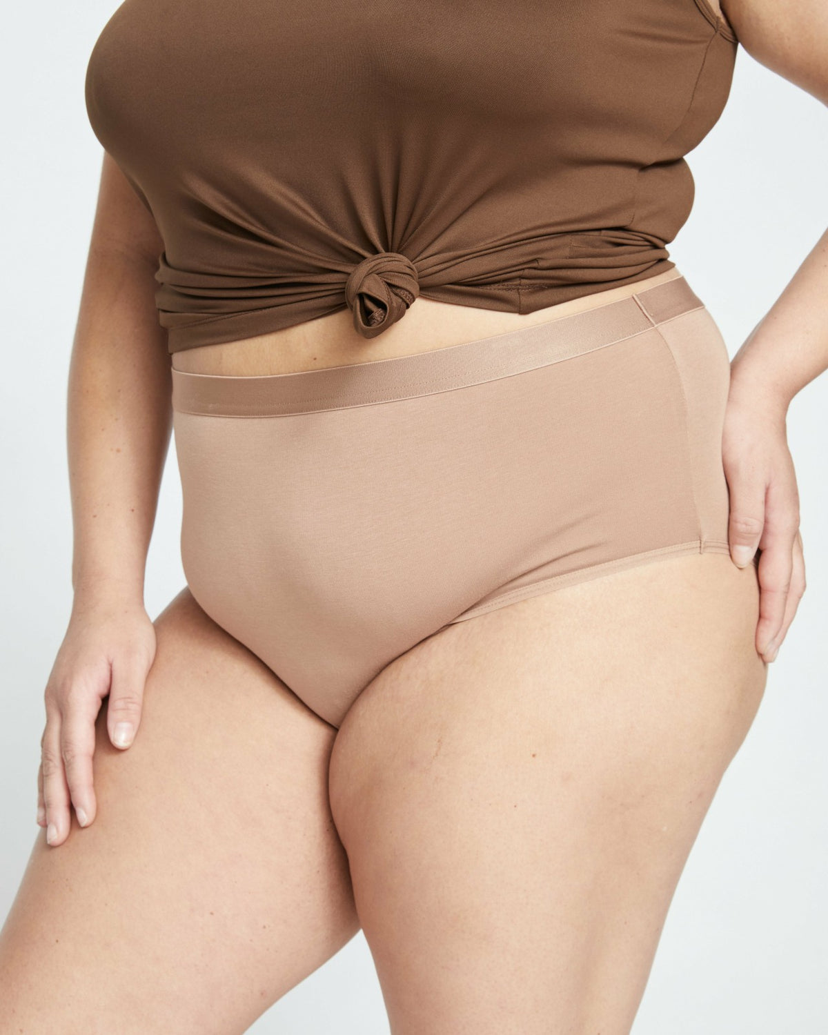UltimateS High Rise Brief - Spice | Universal Standard
