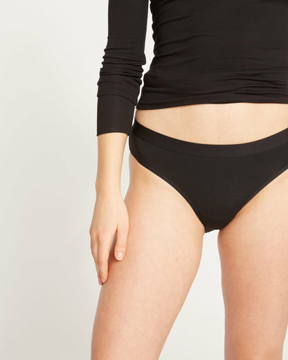 UltimateS Mid Rise Bikini - Black | Universal Standard