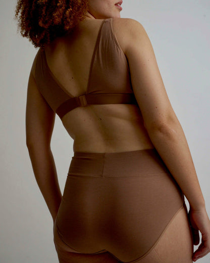 UltimateS Full Coverage High Rise Brief - Spice | Universal Standard