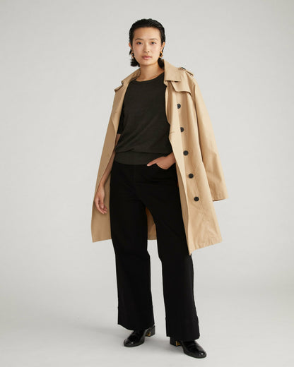 Derjon Trench Coat - Khaki | Universal Standard