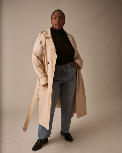 Henning x US Park Soft Trench - Birch | Universal Standard