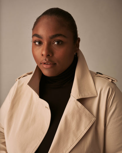 Henning x US Park Soft Trench - Birch | Universal Standard
