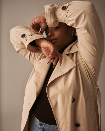 Henning x US Park Soft Trench - Birch | Universal Standard