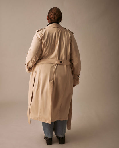 Henning x US Park Soft Trench - Birch | Universal Standard