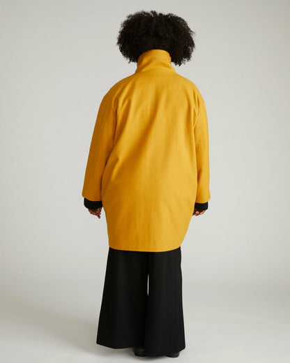 Marlo Cocoon Coat - Mustard | Universal Standard