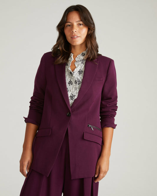 All Day Daria Blazer - Gamay | Universal Standard