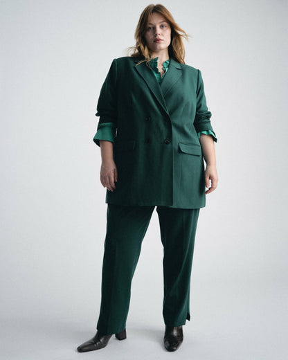 All Day Warren Double Breasted Blazer - Botanic | Universal Standard