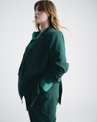 All Day Warren Double Breasted Blazer - Botanic | Universal Standard