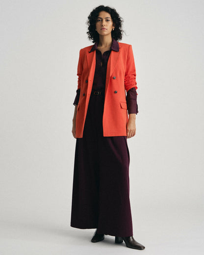 All Day Warren Double Breasted Blazer - Poppy | Universal Standard
