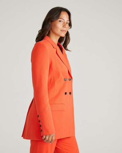 All Day Warren Double Breasted Blazer - Poppy | Universal Standard