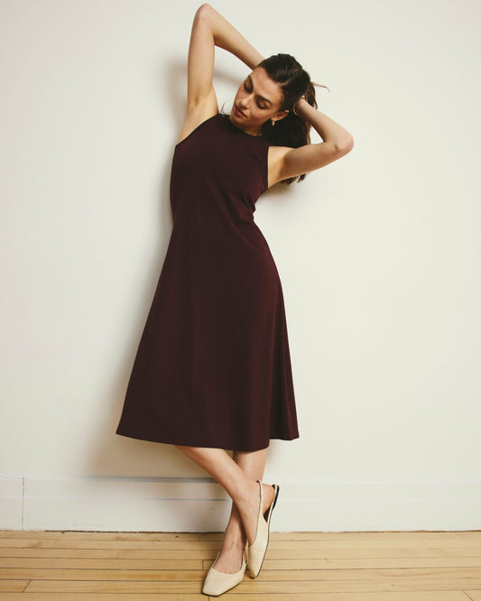 Sardinia Tank Dress - Black Cherry | Universal Standard