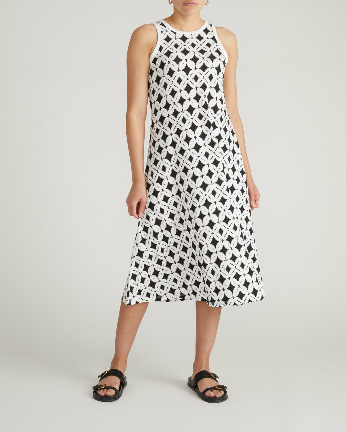 Sardinia Tank Dress - Eclipse Print | Universal Standard