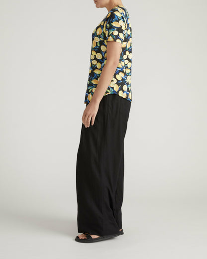 V Rex - Black Limoncello Print | Universal Standard