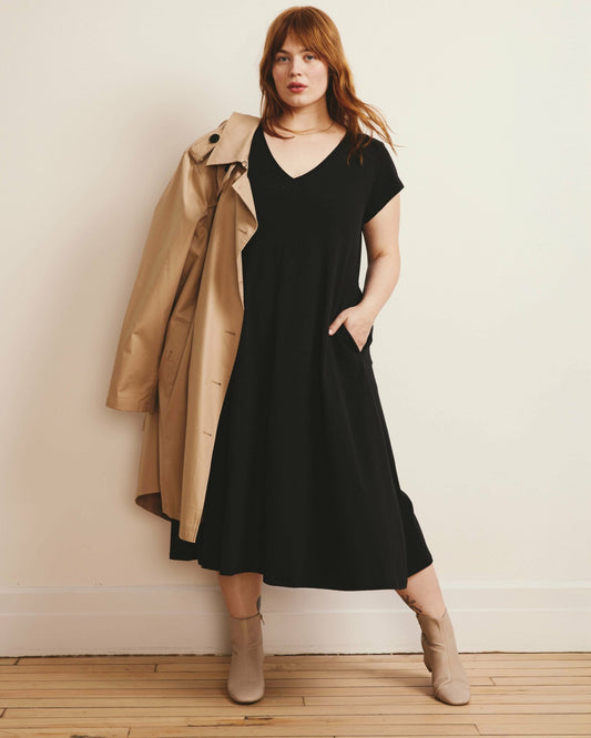 Danna Jersey Dress - Black | Universal Standard