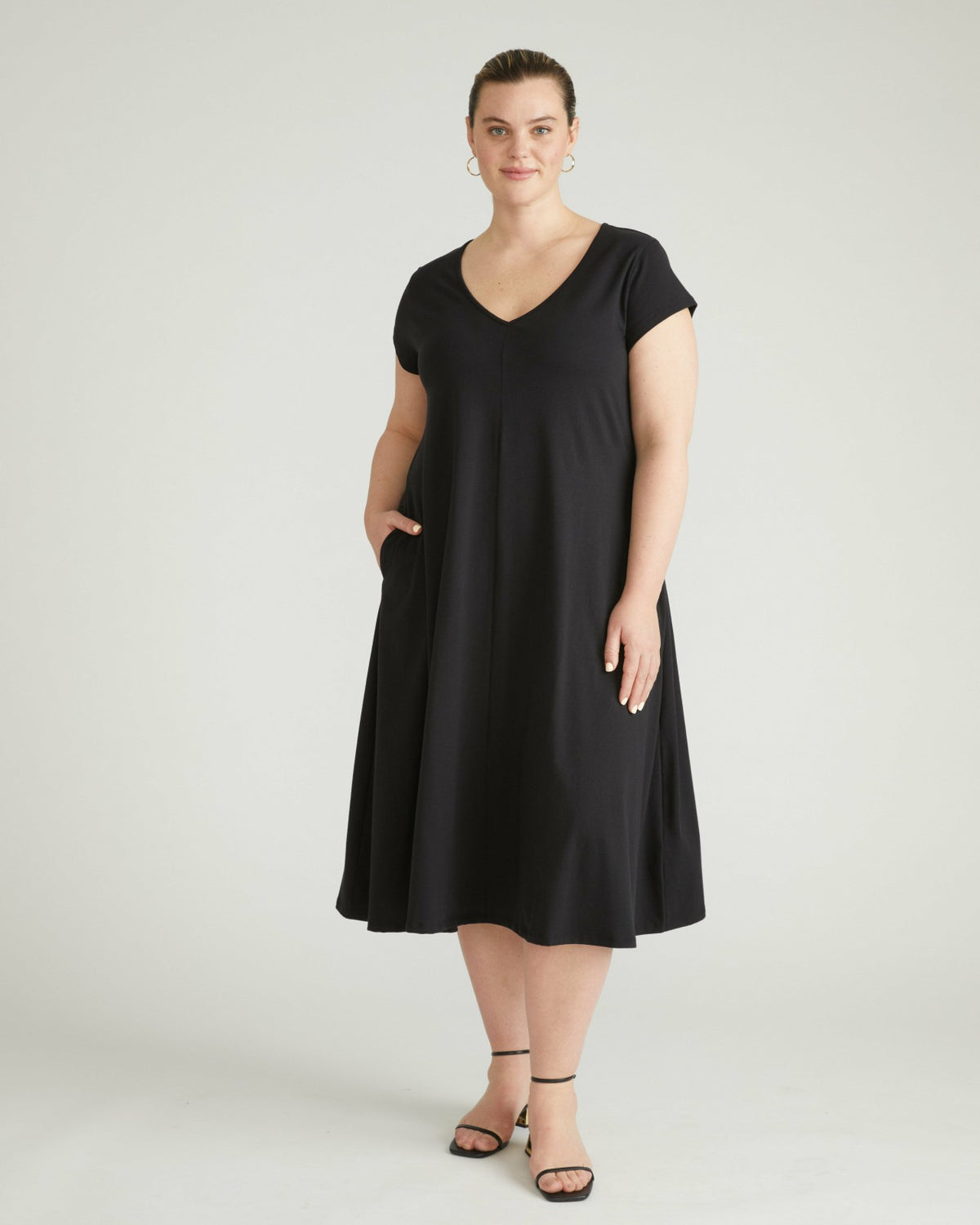 Danna Jersey Dress - Black | Universal Standard