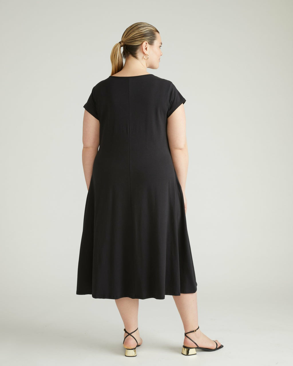 Danna Jersey Dress - Black | Universal Standard