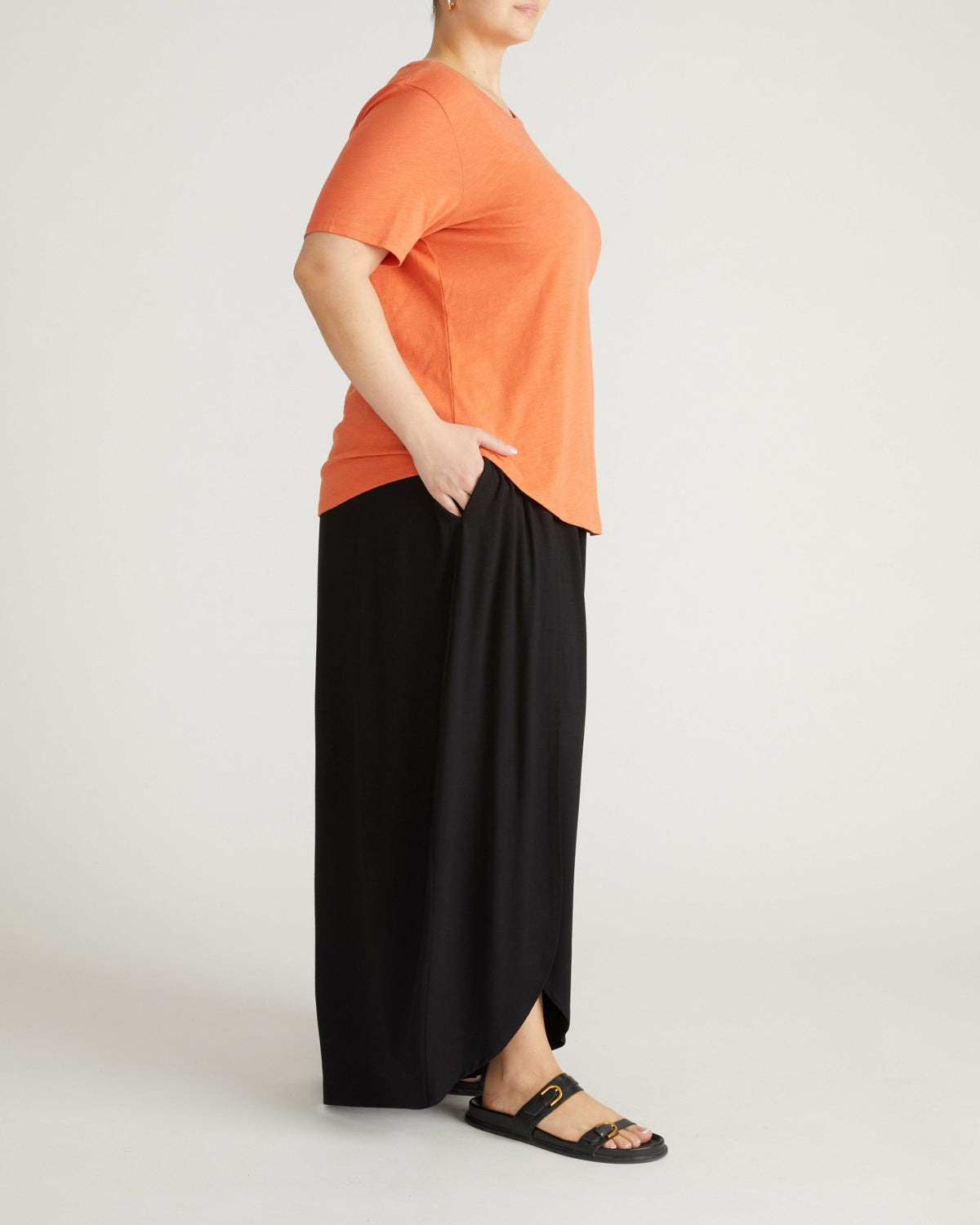 Rey Divine Jersey Pull-On Pants - Black | Universal Standard
