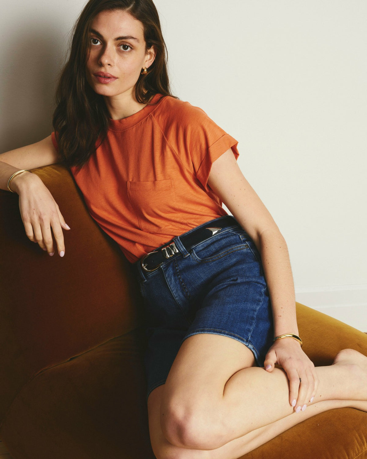 Light-As-Air Boy Tee - Italian Orange | Universal Standard