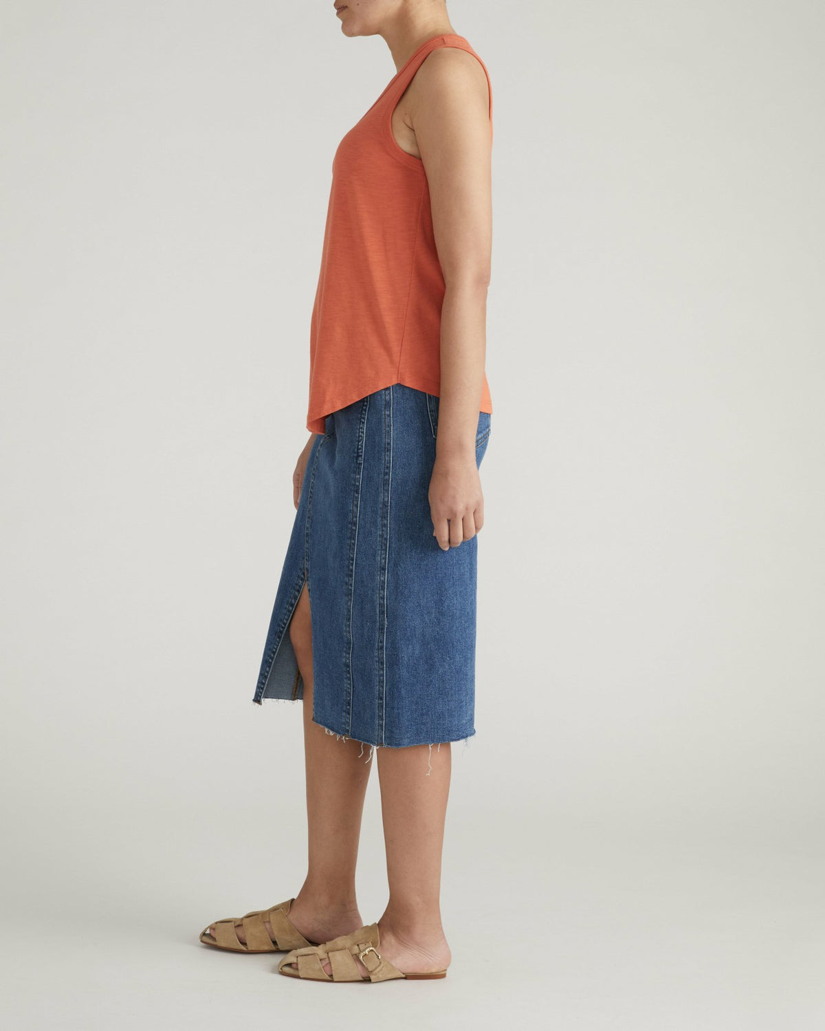 Light-As-Air Tank - Italian Orange | Universal Standard