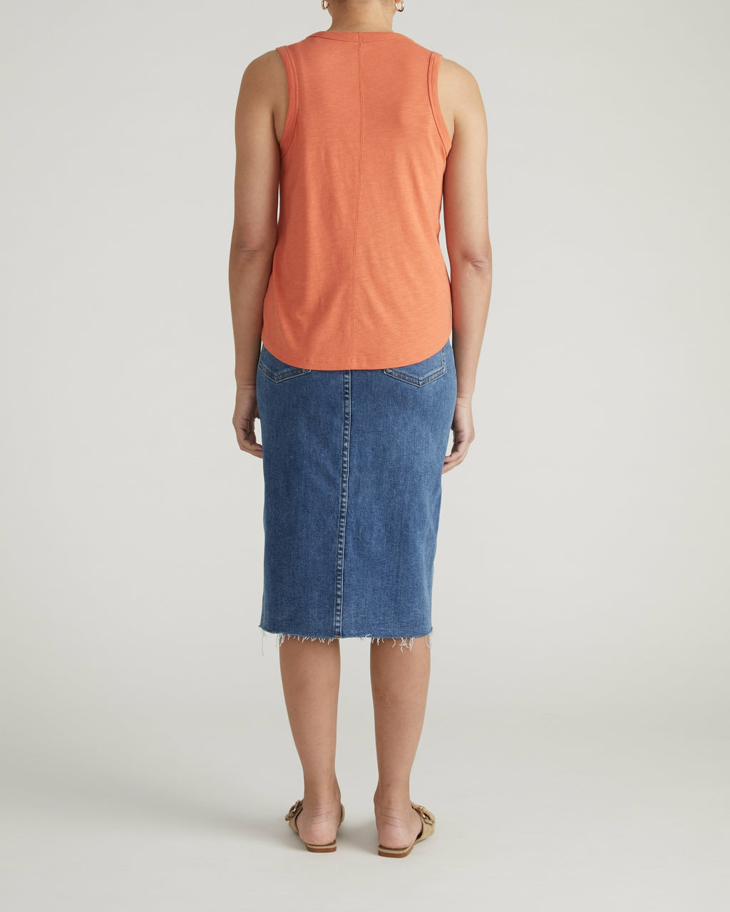 Light-As-Air Tank - Italian Orange | Universal Standard