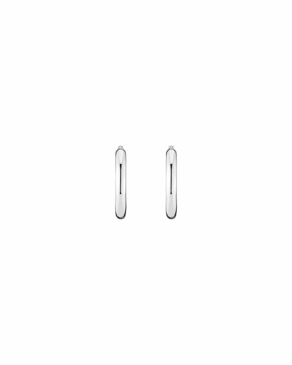 Aurate Silver Hoop Earrings | Universal Standard