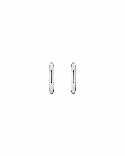 Aurate Silver Hoop Earrings | Universal Standard