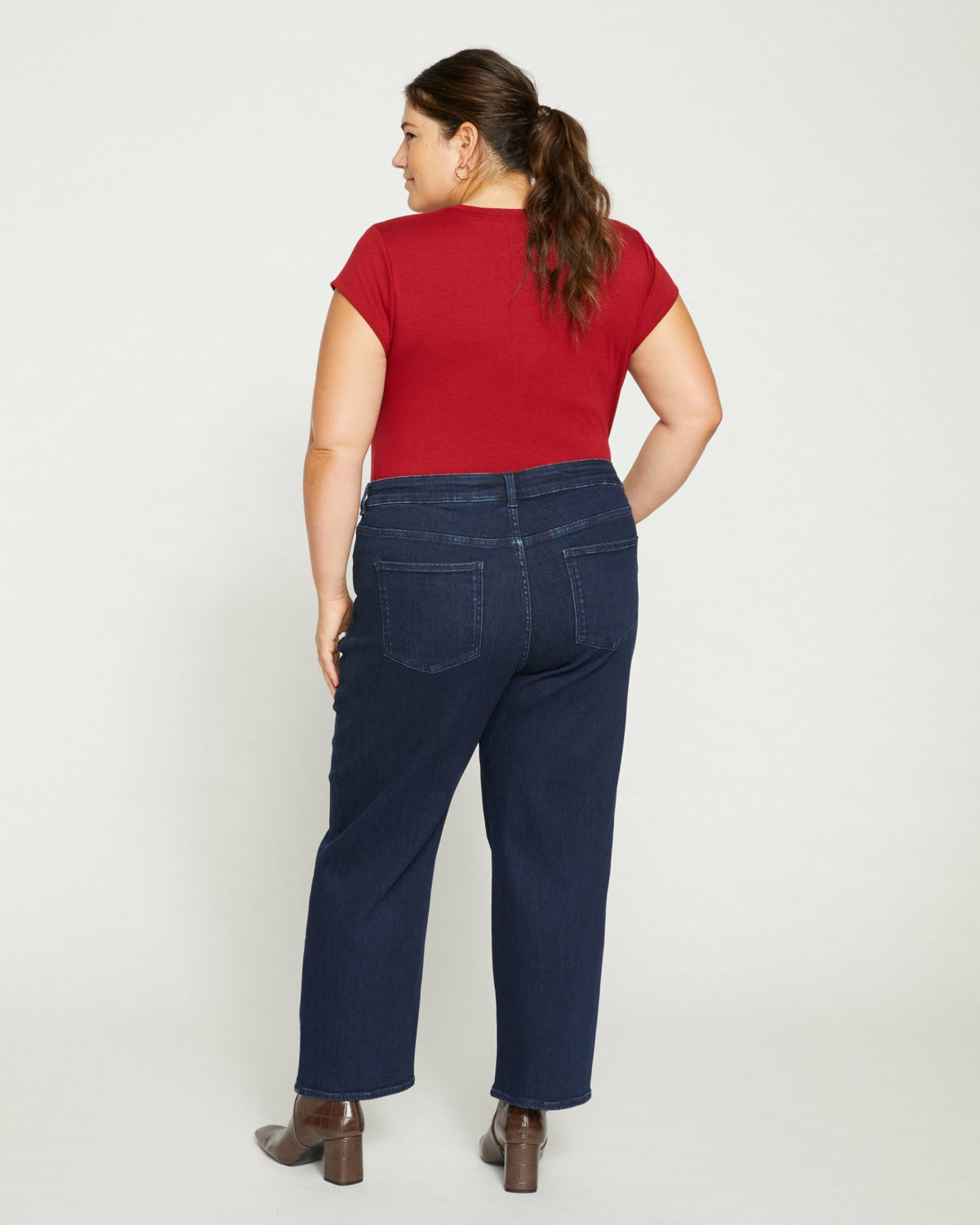 Etta High Rise Straight Leg Jeans 28 Inch - Dark Indigo | Universal Standard