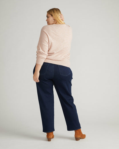 Seine High Rise Straight Leg Jean 29 Inch - Dark Indigo | Universal Standard