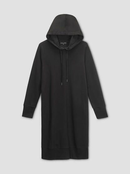 Bree Hooded Sweatshirt Dress - Black | Universal Standard