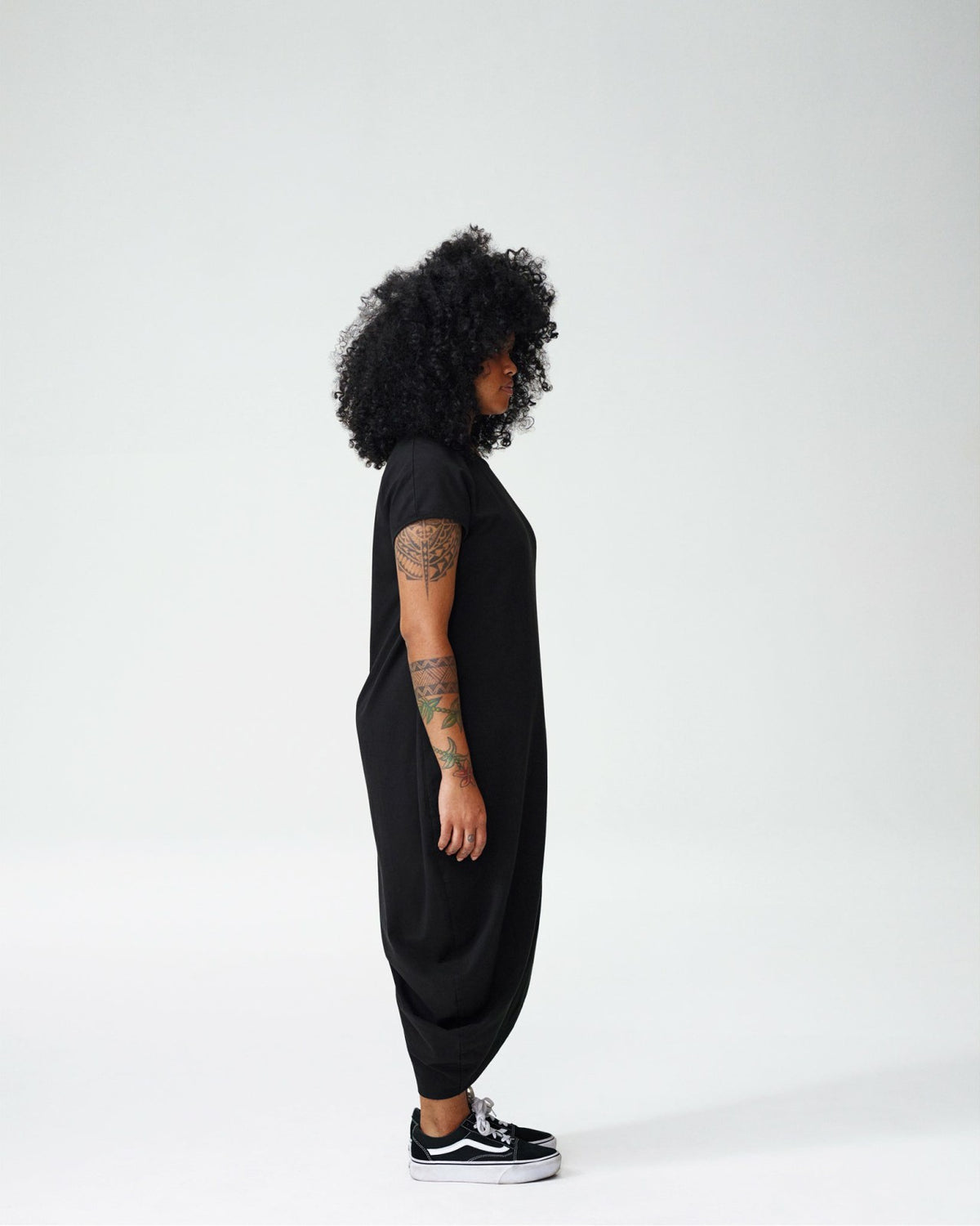 Iconic Petite Geneva Dress - Black | Universal Standard