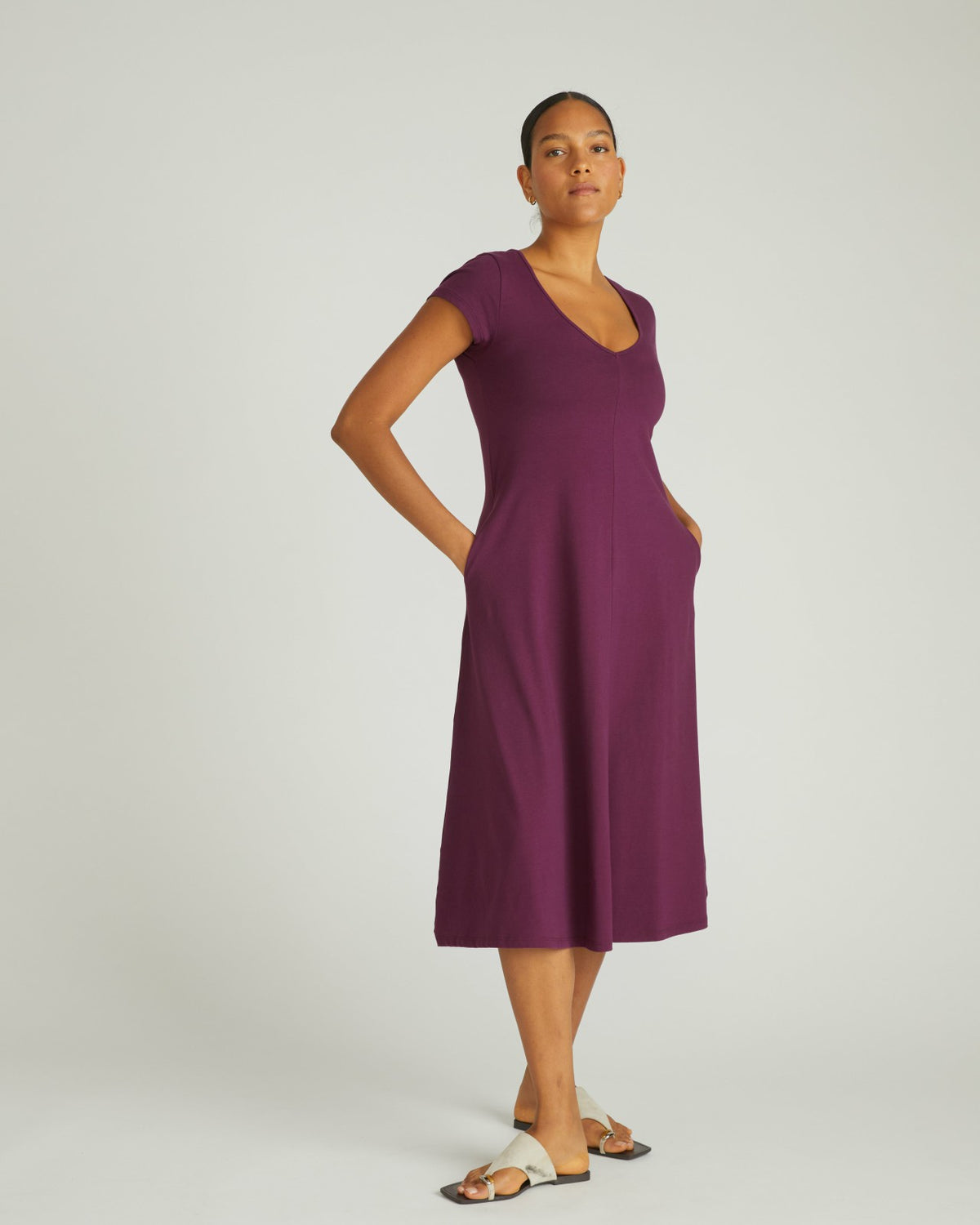 Danna Jersey Dress - Gamay | Universal Standard