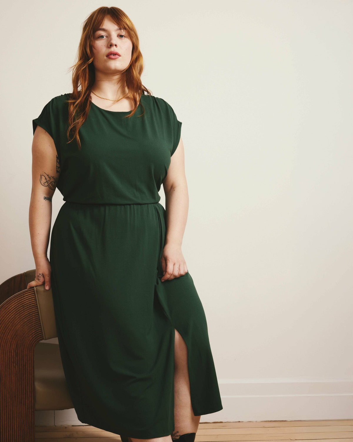 Havana Divine Jersey Dress - Conifer | Universal Standard