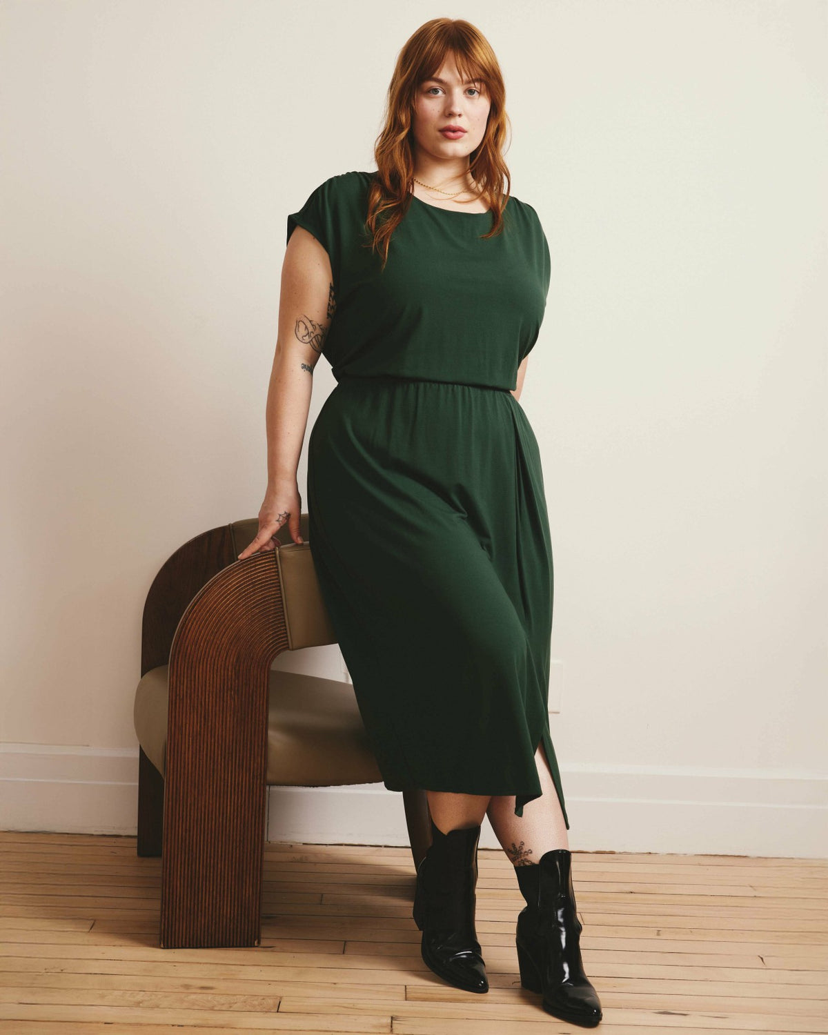 Havana Divine Jersey Dress - Conifer | Universal Standard